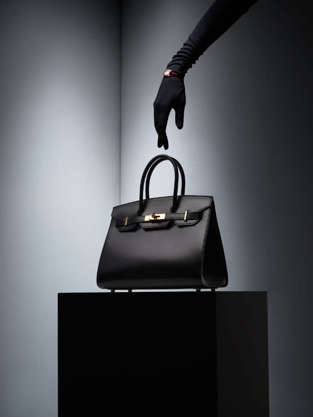 Black luxury bag editorial